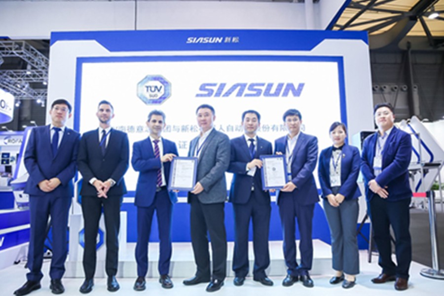 移動機器人整系統(tǒng)通過歐盟CE認(rèn)證，新松國際化征程再立新的里程碑